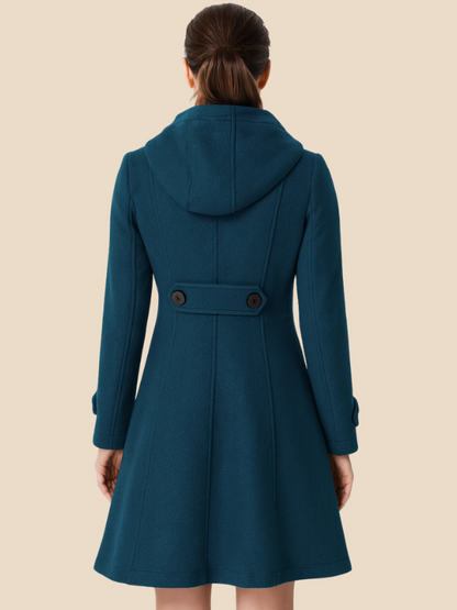 Anna | Women’s A-Line Hooded Coat