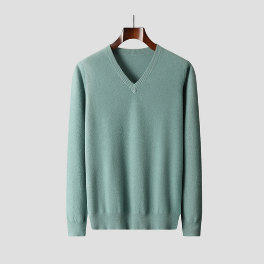 Caerlin | Men’s Pure Cashmere V-Neck Jumper