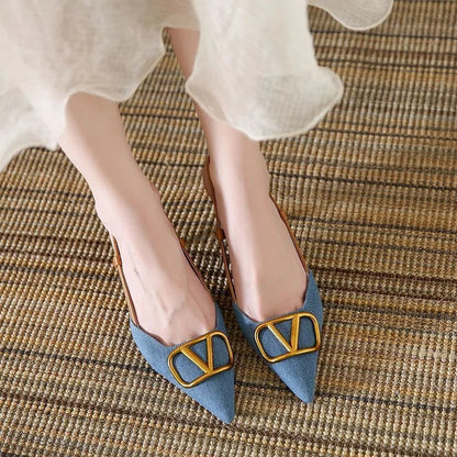 Wynsera | Women’s Pointed Slingback Heels