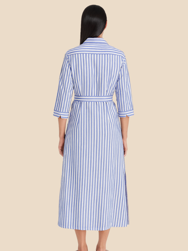 Tarah | Women’s Elegant Striped Shirt Dress