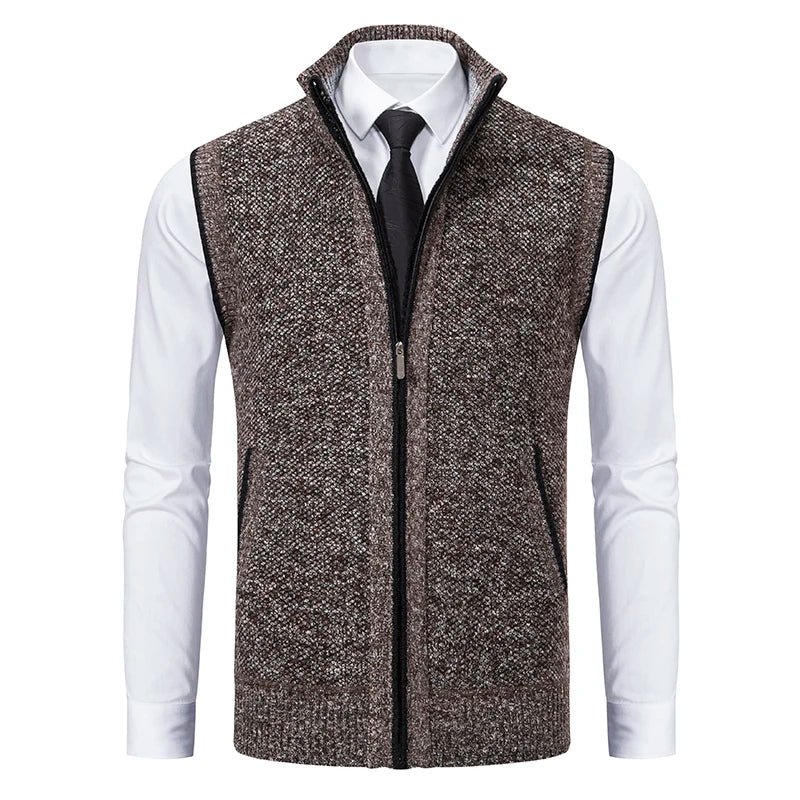 Zylen | Men’s Wool-Blend Knit Vest
