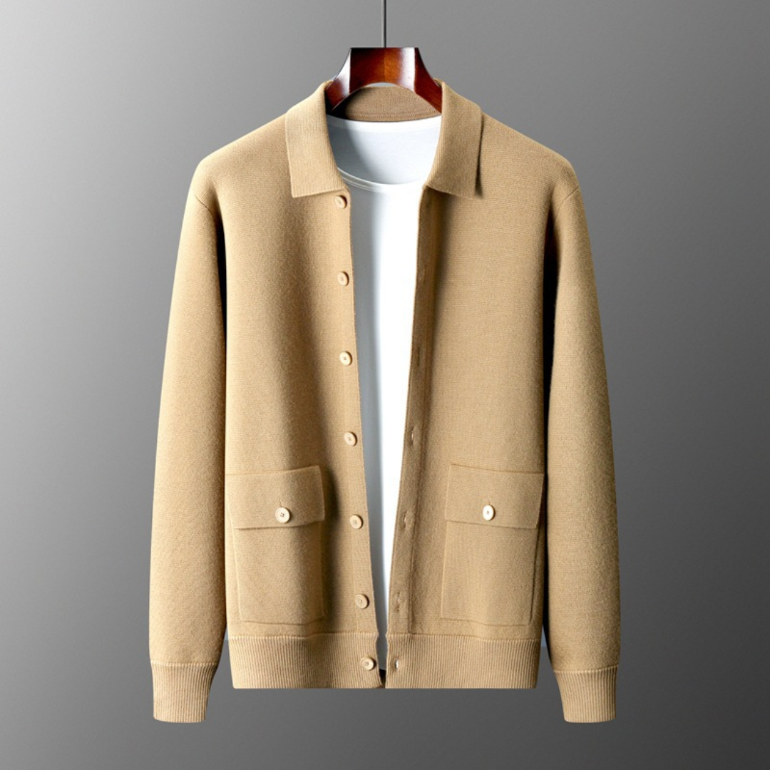 Ruvianne | Women’s Pure Cashmere Knit Cardigan