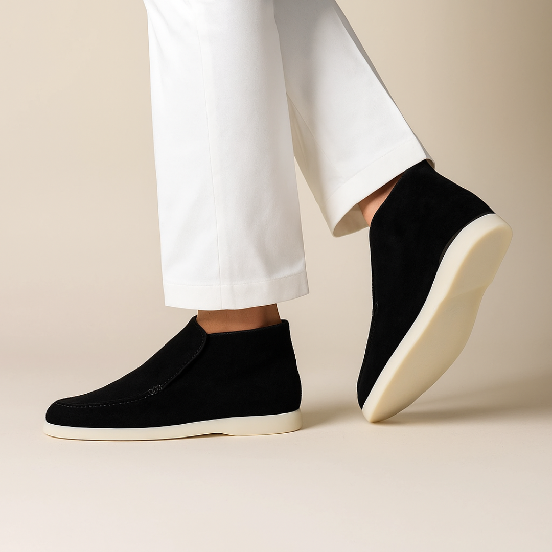 Calverne | Men’s Suede Ankle Loafers