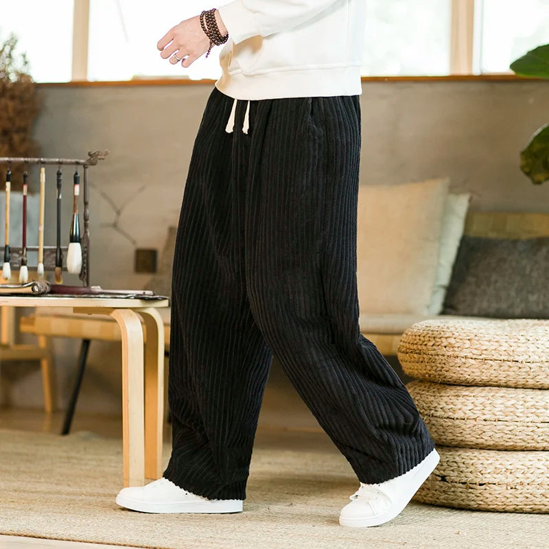 Orvane | Women’s Corduroy Wide-Leg Lounge Pants