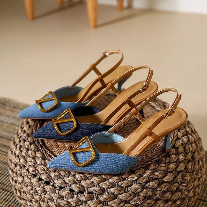 Wynsera | Women’s Pointed Slingback Heels