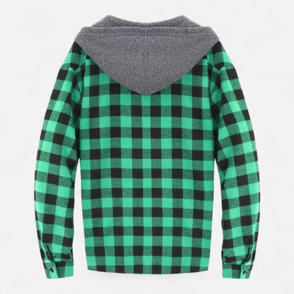 Ruxander | Men’s Button-Up Hooded Sweater