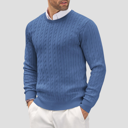 Branwell | Men’s Lightweight Cable Knit Jumper