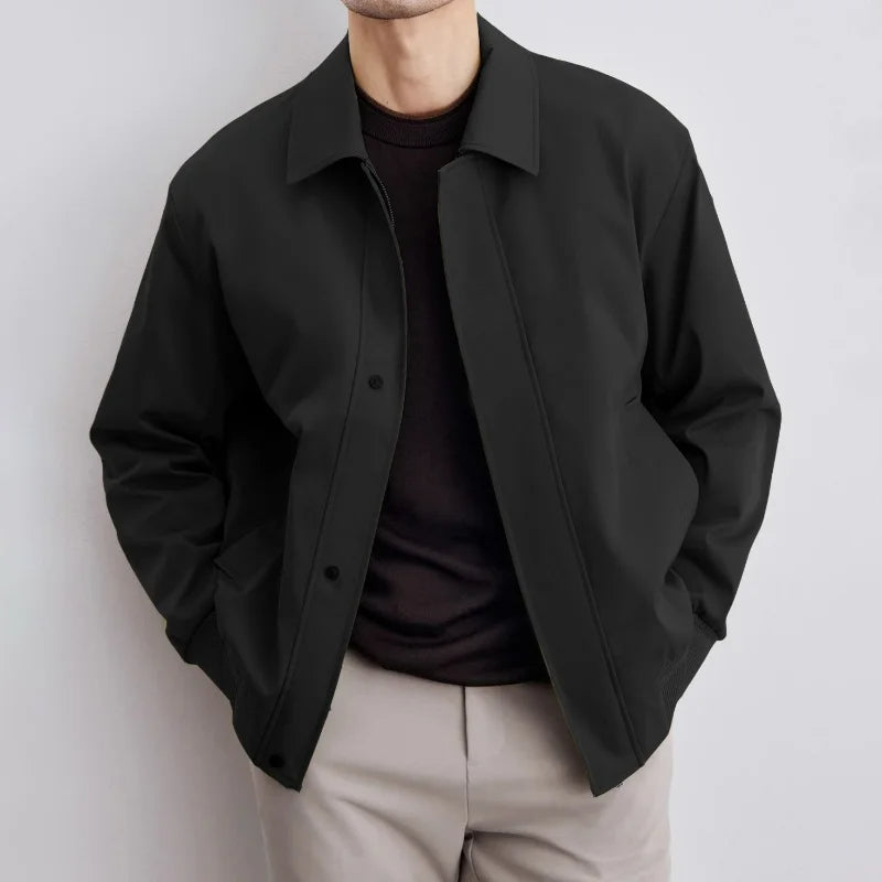 Zephran | Unisex Lightweight Pointed-Collar Jacket
