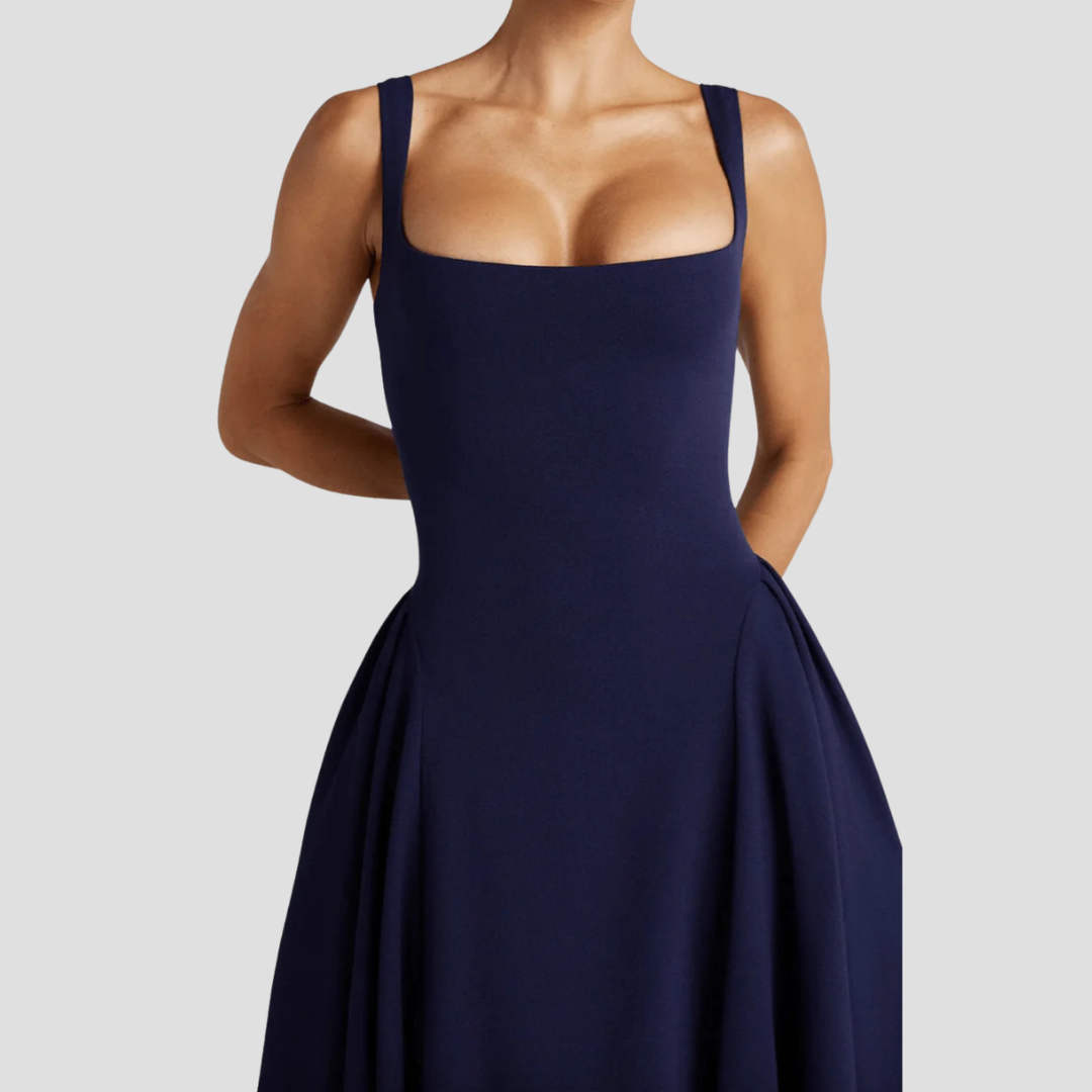 Ardeline | Women’s Elegant Pleated Midi Dress
