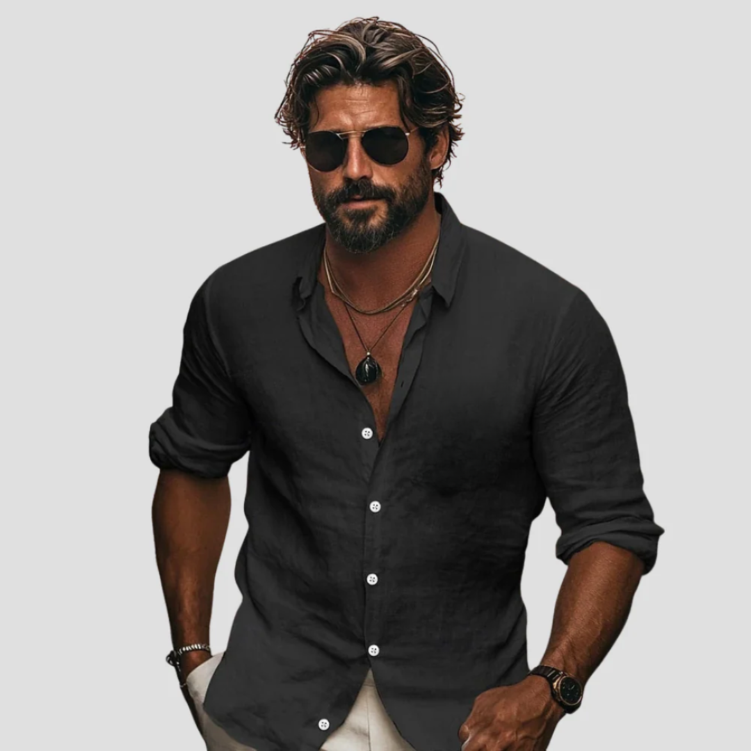 Rheolan | Men’s Linen Casual Shirt