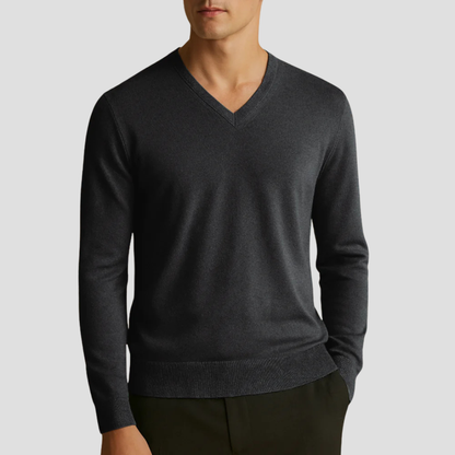 Caerlin | Men’s Pure Cashmere V-Neck Jumper