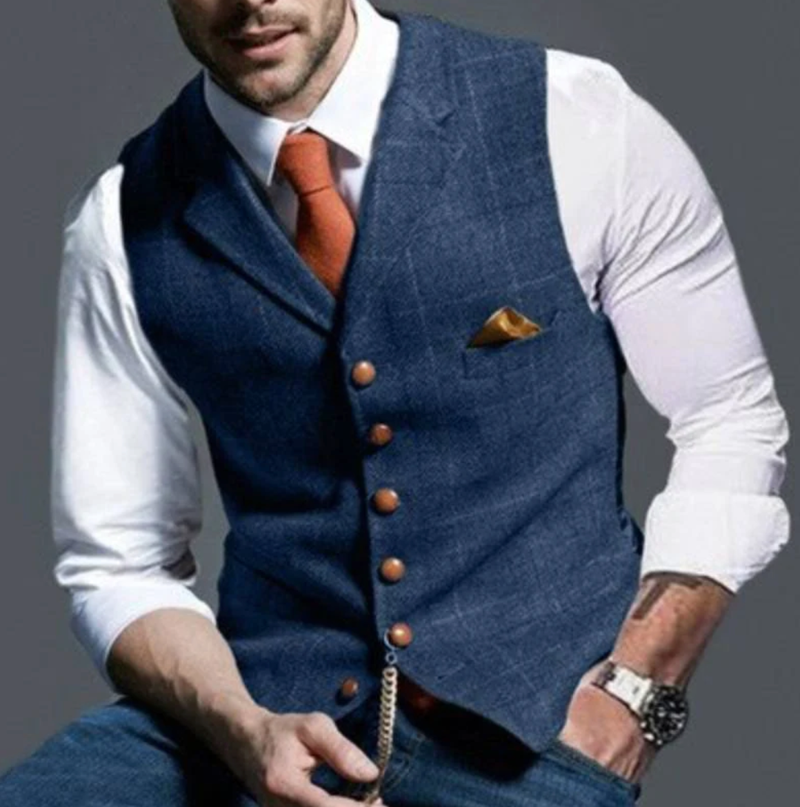 Craig | Men’s Elegant Plaid Vest