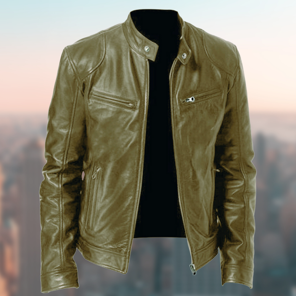 Nico | Men’s Slim-Fit Leather Jacket