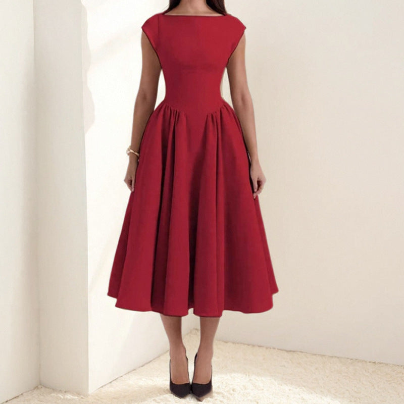 Adele | Pleated Midi Dress