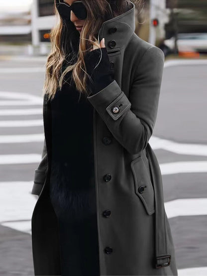 Isabella | Women’s Long Single-Breasted Coat