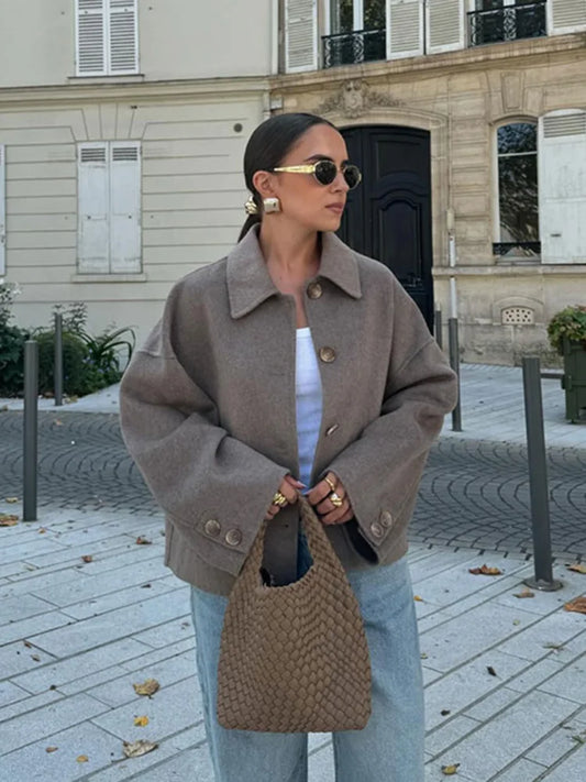 Veda | Women’s Wool-Blend Oversized Jacket