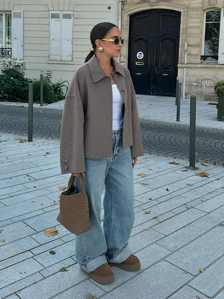 Veda | Women’s Wool-Blend Oversized Jacket