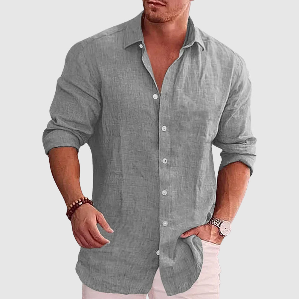 Everett | Men’s Rustic Linen Shirt