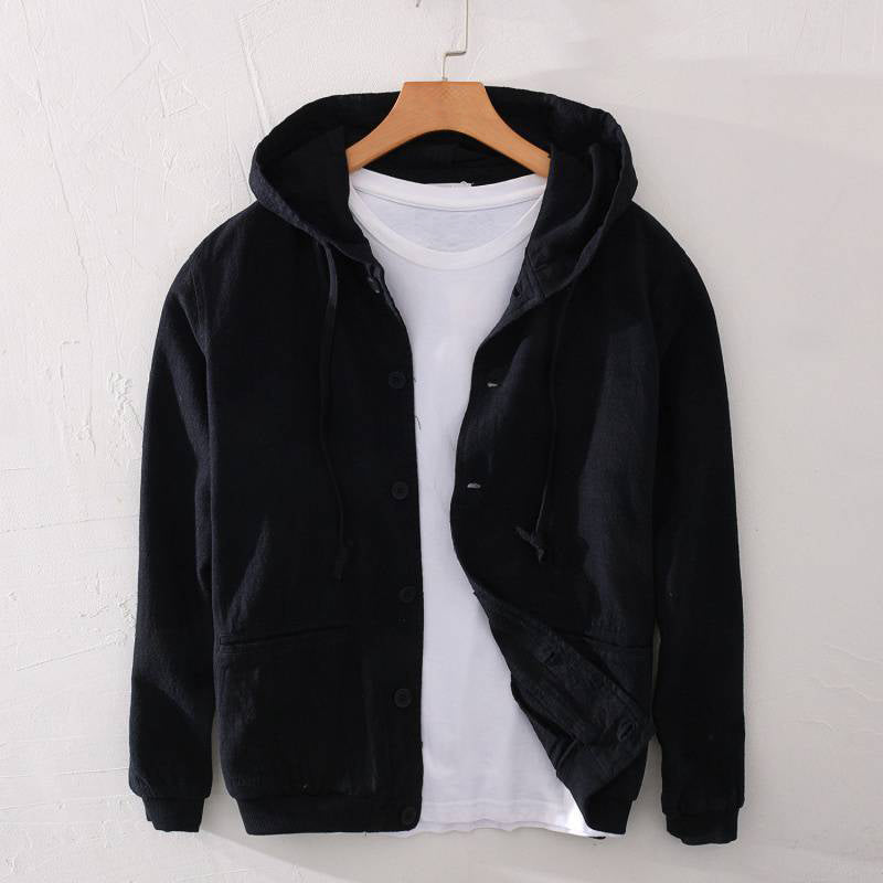 Adam | Men’s Cotton-Blend Hooded Jacket