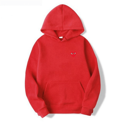 Amora | Unisex Cotton Heart-Logo Hoodie