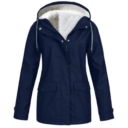 Arden | Waterproof Hooded Fleece-Lined Jacket