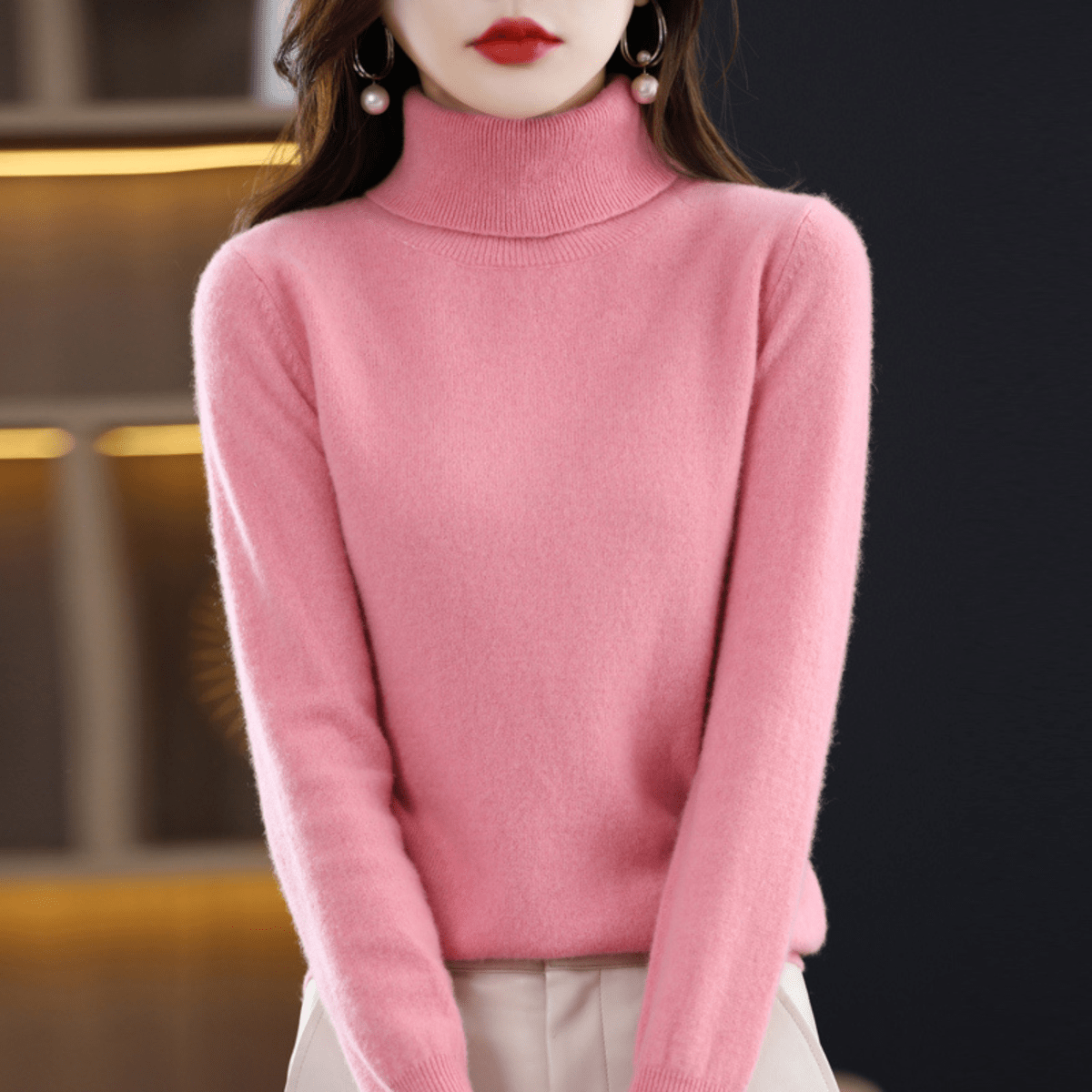 Colette | Women’s Luxury Cashmere Turtleneck Sweater