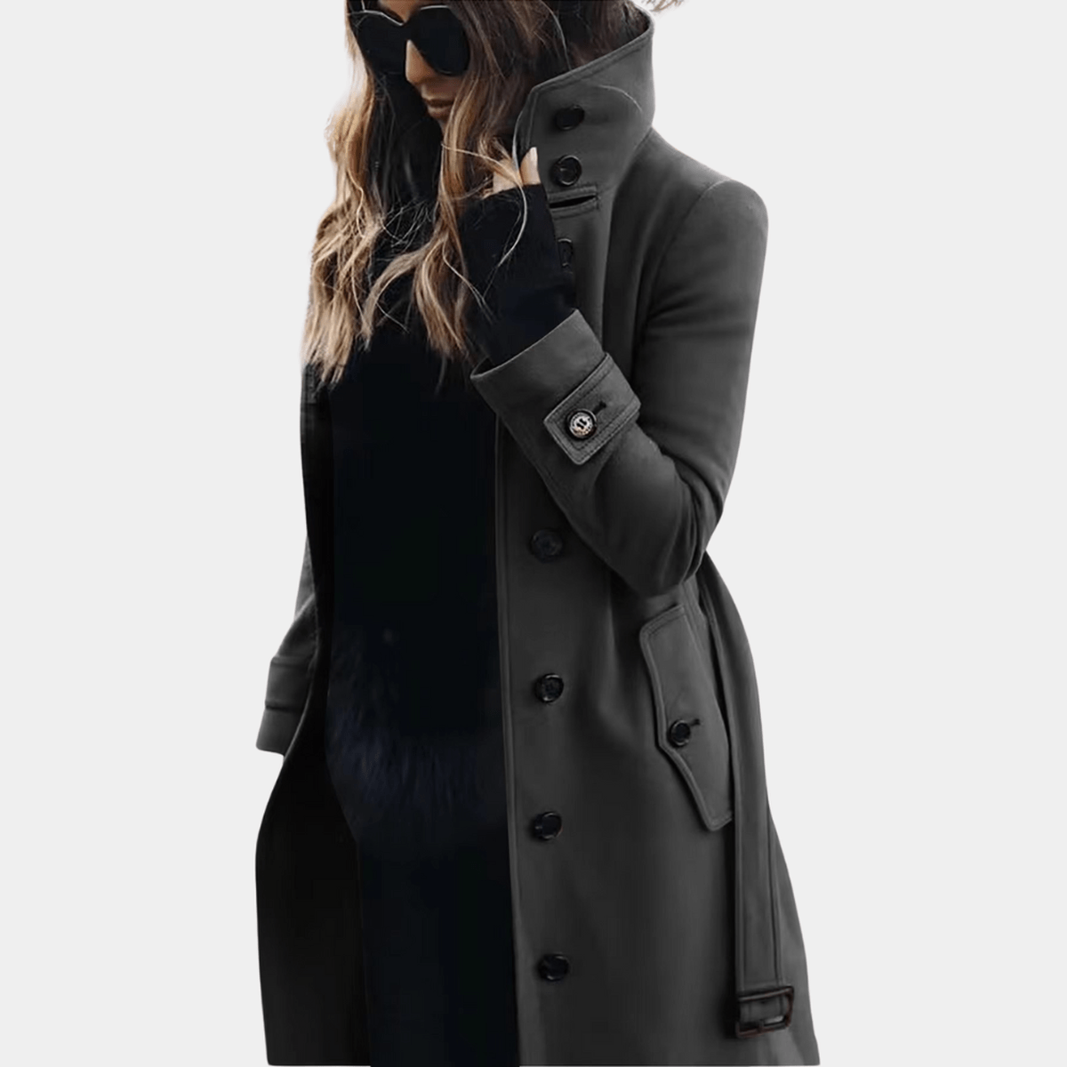 Amara | Women’s Classic Tailored Trench Coat
