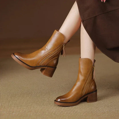 Delaney | Women’s Zip-Up Ankle Boots