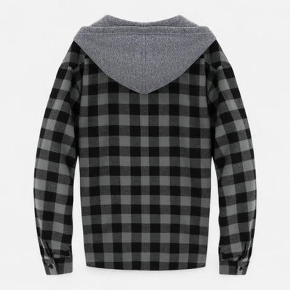 Ruxander | Men’s Button-Up Hooded Sweater