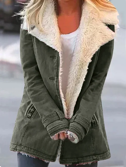 Arielle | Women’s Sherpa-Lined Fleece Jacket