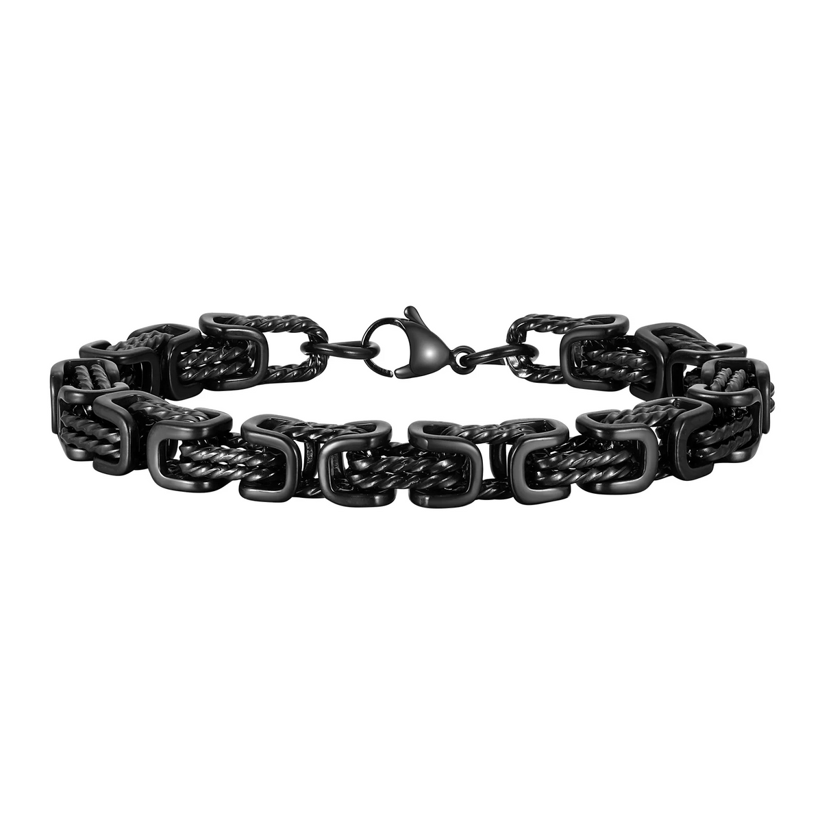 Oxmar | Men’s Woven-Core Stainless Steel Bracelet