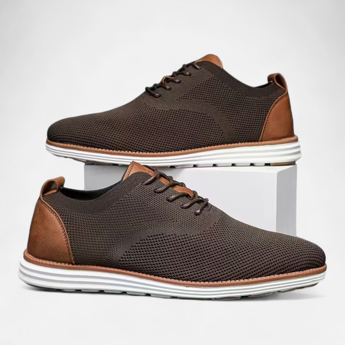 Ravenson | Men’s Dress Sneakers – Breathable Lace-Up Elegance