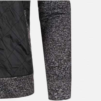 Riverton | Men’s Zip Jacket – Refined Knit Autumn Elegance