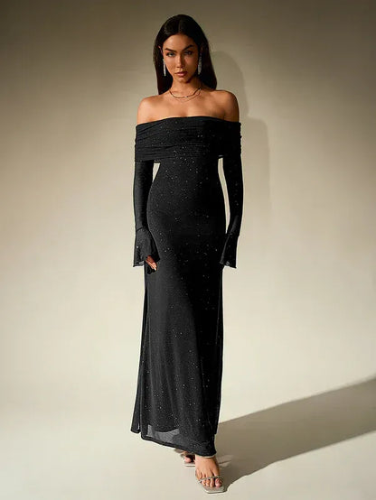 Evoria | Women’s Off-Shoulder Evening Gown