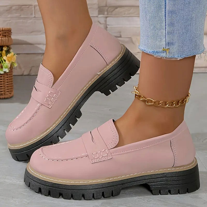 Nicole | Women’s Platform Penny Loafers