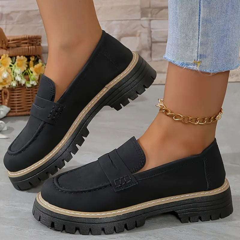 Nicole | Women’s Platform Penny Loafers